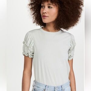 NWOT REBECCA TAYLOR Puff Sleeve Tee